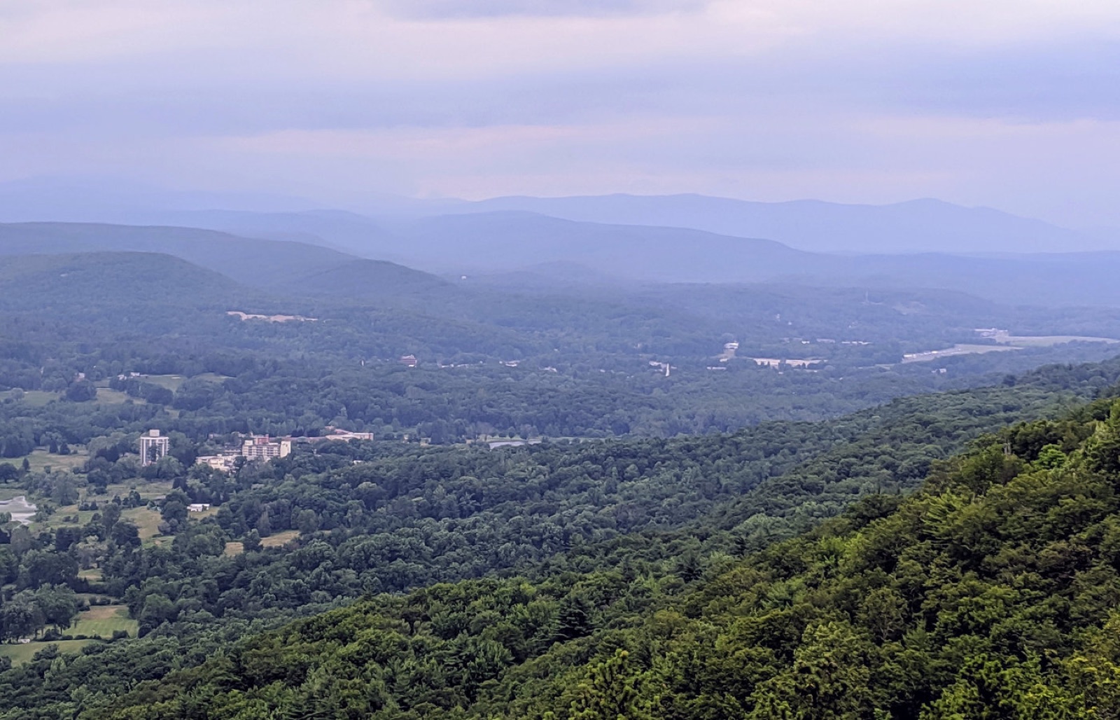 View over the Catskills from Ellenville